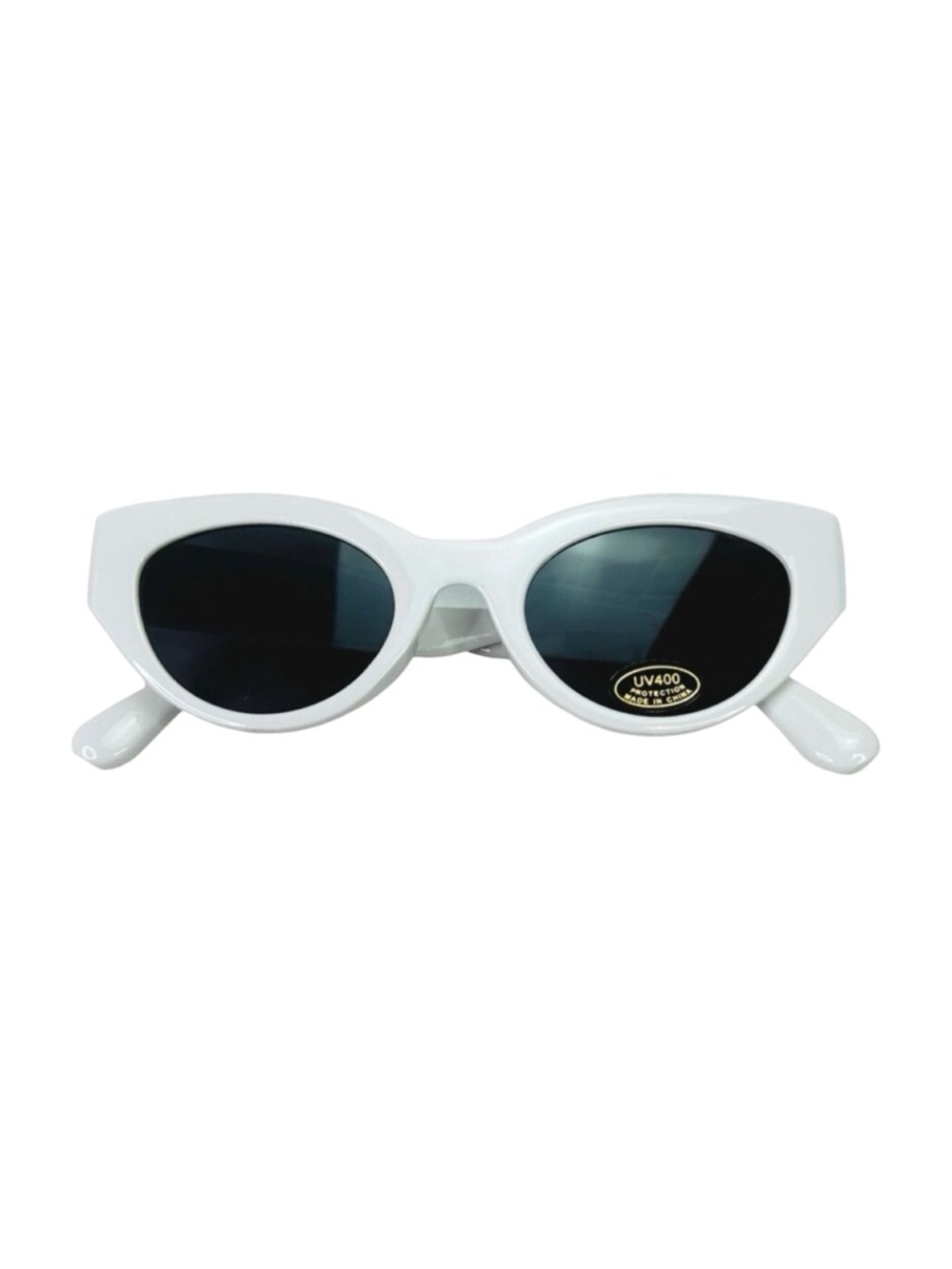 Petals & Peacocks x Zumiez Round Retro Sunglasses - White - One Size